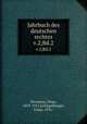 Jahrbuch des deutschen rechtes. v.2;Bd.2, Neumann, Hugo, 1859-1915,Schlegelberger, Franz, 1876- 