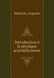 Introduction a la physique aristotelicienne, Mansion, Auguste 