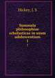 Summula philosophiae scholasticae in usum adolescentium. 1, Hickey, J. S 