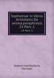 Sophoniae in libros Aristotelis De anima paraphrasis. 23 Part. 1, Sophonias,Hayduck, Michael 