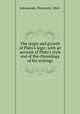 The origin and growth of Plato