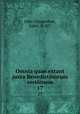 Omnia quae extant juxta Benedictinorum versionem. 17, John Chrysostom, Saint, d. 407 
