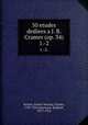 50 etudes dediees a J. B. Cramer (op. 34). 1.-2., Robert Nicolas Charles Bochsa 