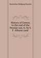 History of Greece, to the end of the Persian war, tr. by S. F. Alleyne (and ., Maximilian Wolfgang Duncker 