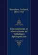 Emendationes et adnotationes ad Tertulliani Apologeticum, Rauschen, Gerhard, 1854-1917 
