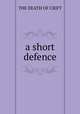 a short defence, The Death Of Crift 