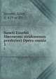 Sancti Eusebii Hieronymi stridonensis presbyteri Opera omnia. 1, Jerome, Saint, d. 419 or 20 