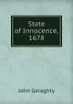 State of Innocence, 1678, John Geraghty 