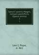 Sancti Leonis Magni, romani pontificis, Opera omnia. 1, Leo I, Pope, d. 461 