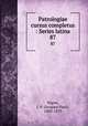Patrologiae cursus completus : Series latina. 87, Migne, J.-P. (Jacques-Paul), 1800-1875 