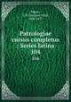 Patrologiae cursus completus : Series latina. 104, Migne, J.-P. (Jacques-Paul), 1800-1875 