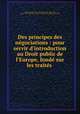 Des principes des negociations : pour servir d