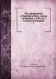 The commentaries of Ishodad of Merv, bishop of Hadatha (c. 850 A.D.) in Syriac and English. 1, Gibson, Margaret Dunlop (Smith) Mrs. 