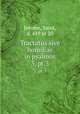 Tractatus sive homiliae in psalmos. 3, pt.3, Jerome, Saint, d. 419 or 20 