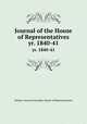 Journal of the House of Representatives. yr. 1840-41, Illinois. General Assembly. House of Representatives 