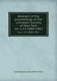 Abstract of the proceedings of the Linnaean Society of New York. no. 1-14 1888-1902, Linnaean Society of New York 