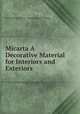 Micarta A Decorative Material for Interiors and Exteriors, Westinghouse Electric & Manufacturing Company 