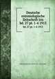 Deutsche entomologische Zeitschrift Iris. bd. 27 pt. 1-4 1913, Entomologischer Verein "Iris" zu Dresden 