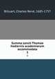 Summa sancti Thomae hodiernis academiarum accommodata. 1, Charles Rene Billuart 