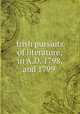 Irish pursuits of literature, in A.D. 1798, and 1799 ., [Hales, William], 1747-1831. [from old catalog],Pre-1801 Imprint Collection (Library of Congress) DLC [from old catalog] 