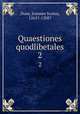 Quaestiones quodlibetales. 2, Duns, Joannes Scotus, 1265?-1308? 