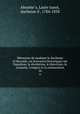 Memoires de madame la duchesse d