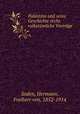 Palastina und seine Geschichte sechs volkstumliche Vortrage, Soden, Hermann, Freiherr von, 1852-1914 