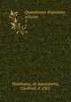 Quaestiones disputatae selectae. 2, Matthaeus, de Aquasparta, Cardinal, d. 1302 