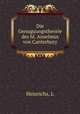 Die Genuguungstheorie des hl. Anselmus von Canterbury, L. Heinrichs 