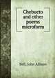 Chebucto and other poems microform, Bell, John Allison 
