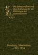 Die Sehnenreflexe und ihre Bedeutung fur die Pathologie des Nervensystems, Sternberg, Maximilian, 1863-1934 