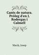 Cants de natura. Proleg d
