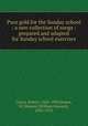 Pure gold for the Sunday school : a new collection of songs : prepared and adapted for Sunday school exercises, Lowry, Robert, 1826-1899,Doane, W. Howard (William Howard), 1832-1915 
