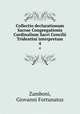 Collectio declarationum Sacrae Congregationis Cardinalium Sacri Concilii Tridentini interpretum. 4, Zamboni, Giovanni Fortunatus 