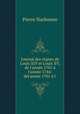 Journal des regnes de Louis XIV et Louis XV, de l