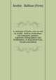 A catalogue of books, now on sale by Scobie & Balfour, booksellers and stationers, printers, engravers, lithographers, and bookbinders, 16 King Street East, Toronto microform, Scobie & Balfour (Firm) 