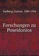 Forschungen zu Poseidonios, Rudberg, Gunnar, 1880-1954 