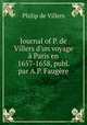 Journal of P. de Villers d
