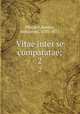 Vitae inter se comparatae;. 2, Plutarch,Bekker, Immanuel, 1785-1871 