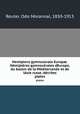 Hemiptera gymnocerata Europ. Hmiptres gymnocrates dEurope, du bassin de la Mditerrane et de lAsie russe, dcrites. plates, Reuter, Odo Morannal, 1850-1913 