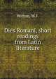 Dies Romani, short readings from Latin literature, Witton, W.F. 