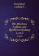 Die Mischna, Aufbau und Quellenscheidung. 1, pt.2, Ludwig A. Rosenthal 