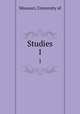 Studies. 1, Missouri, University of 