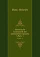 Historische Grammatik der lateinischen Sprache. 3 Part. 1, Blase, Heinrich 