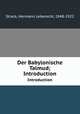 Der Babylonische Talmud;. Introduction, Strack, Hermann Leberecht, 1848-1922 