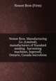 Noxon Bros. Manufacturing Co. (Limited), manufacturers of Standard seeding & harvesting machines, Ingersoll, Ontario, Canada microform, Noxon Bros (Firm) 