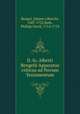 D. Io. Alberti Bengelii Apparatus criticus ad Novum Testamentum, Bengel, Johann Albrecht, 1687-1752,Burk, Philipp David, 1714-1770 