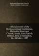 Official record of the Holston Annual Conference, Methodist Episcopal Church, South, sixty-fourth session, held at Abingdon, Va., October, 1887, Methodist Episcopal Church, South. Holston Conference 