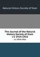 The Journal of the Natural History Society of Siam. v.1 1914-1916, Natural History Society of Siam 
