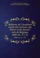 Bulletins de l`Academie royale des sciences, des lettres et des beaux?arts de Belgique.. 1866 ser. 2 v. 21, AcadeI?mie royale des sciences, des lettres et des beaux-arts de Belgique. 